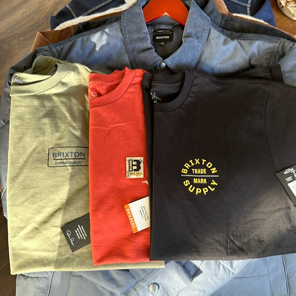 Brixton Tshirts, three colors